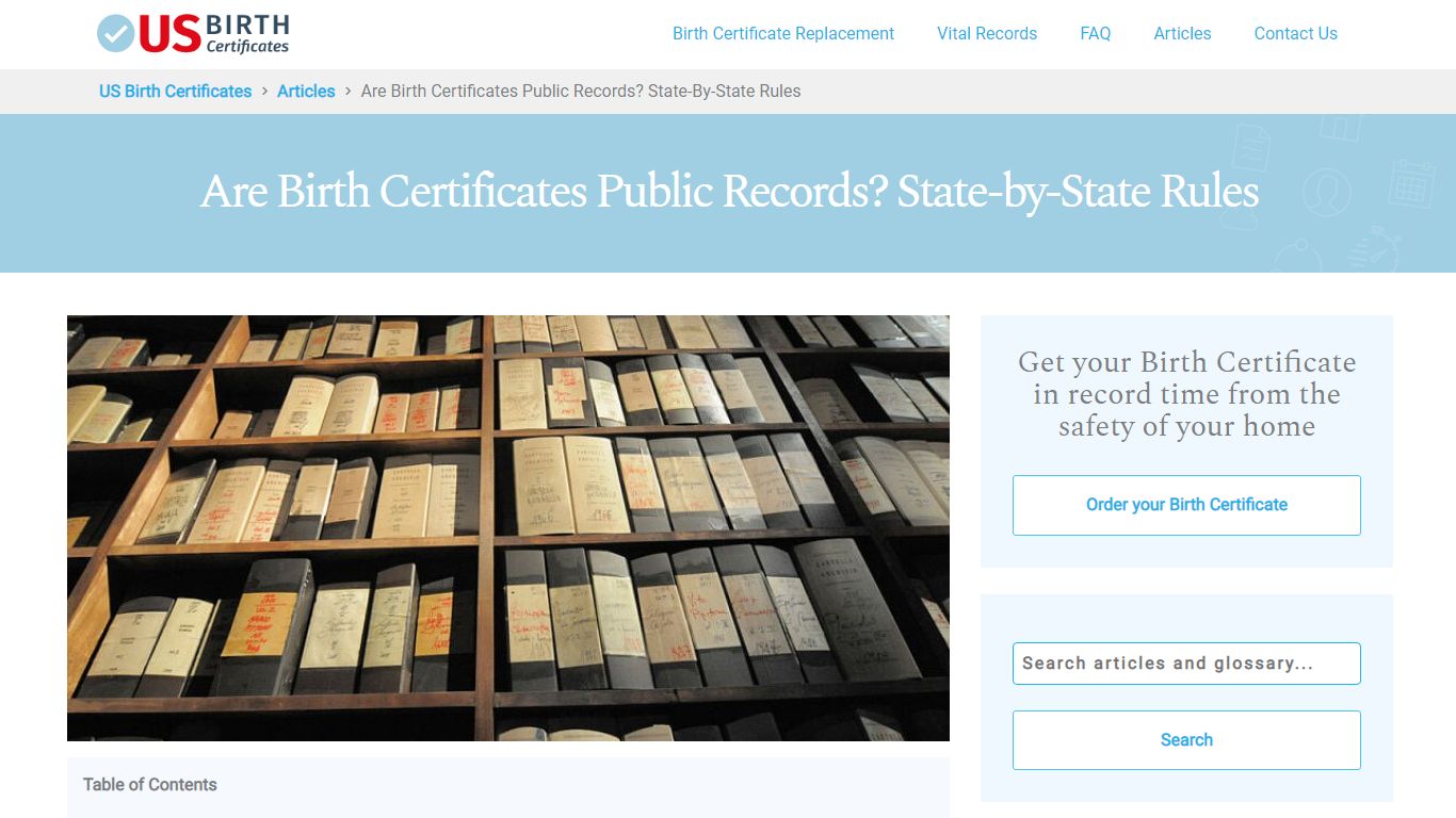 Are Birth Certificates Public Records? State-by-State Rules